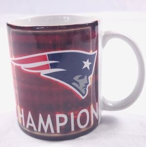 2004 Patriots Champion Mug - Red and Blue